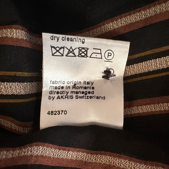 AKRIS PUNTO
Silk-Blend Stripe Shirtdress - Picture 9 of 9